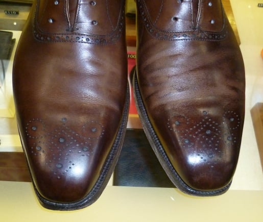 matte finish shoe polish