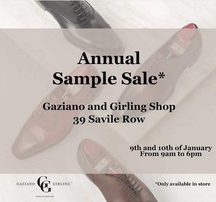 Gaziano \u0026 Girling - 2019 Sample Sale 